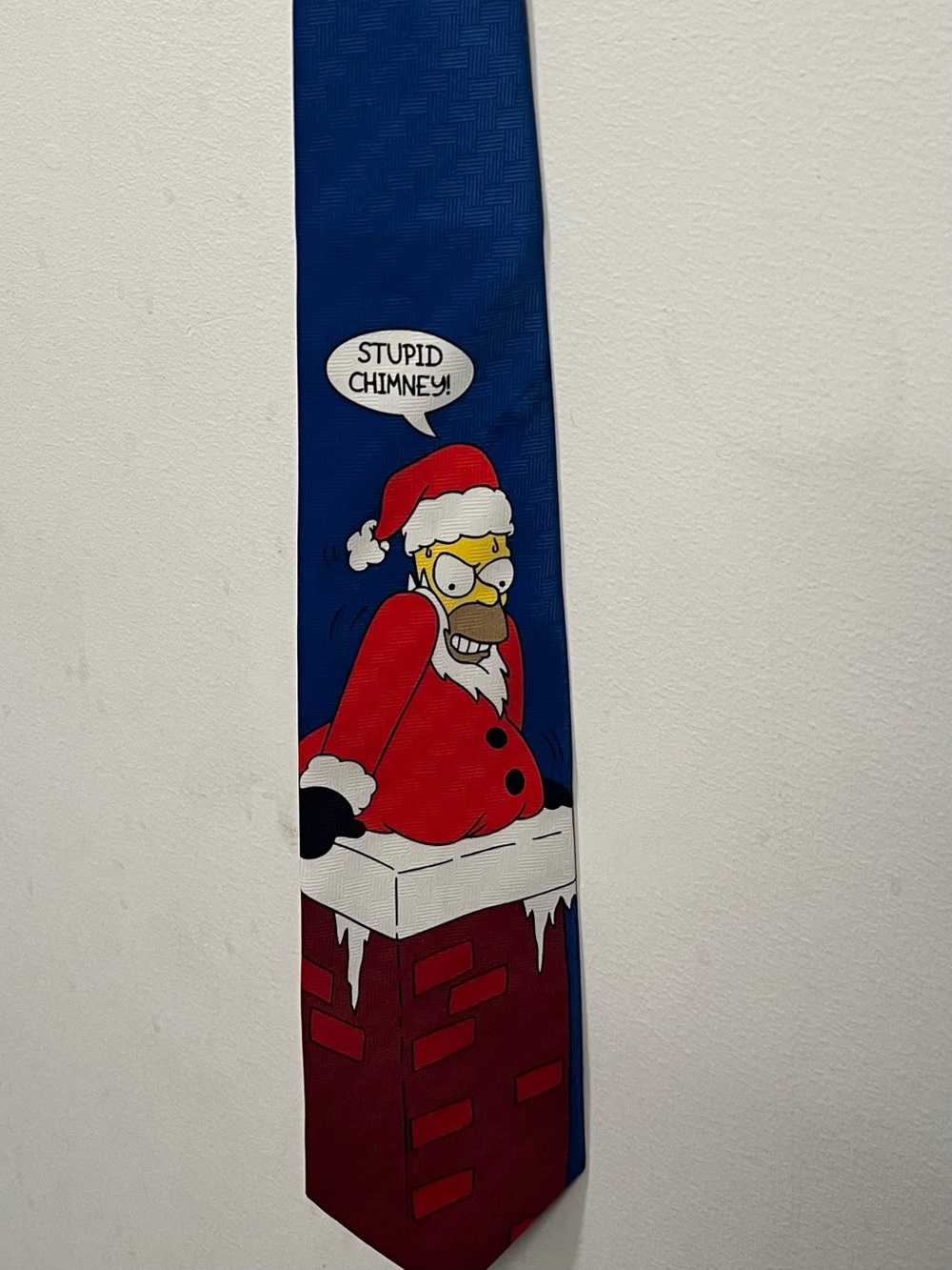 The Simpsons 1998 Novelty Necktie “Homer in the Chimney”